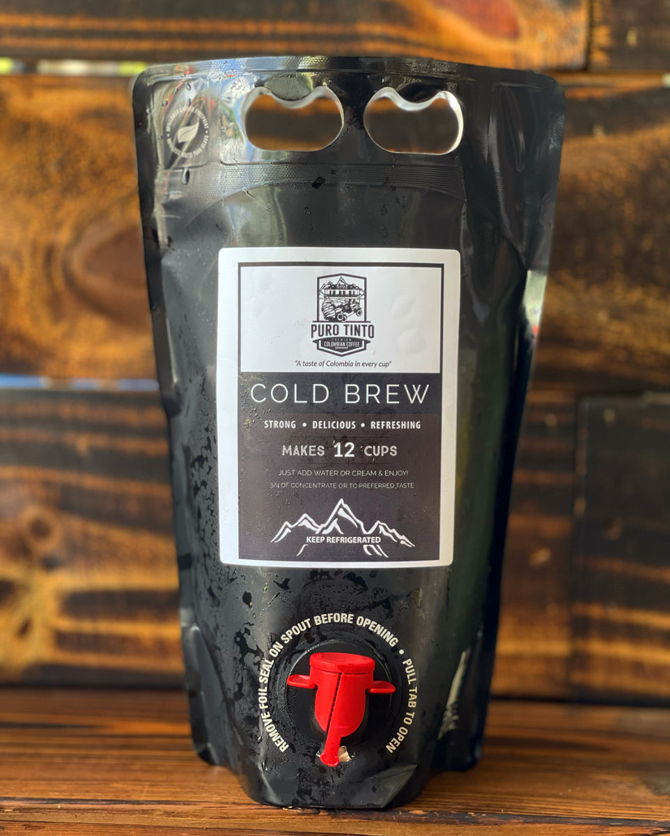 ORGANIC Cold Brew Coffee Pitcher Pack - Colombian Coffee