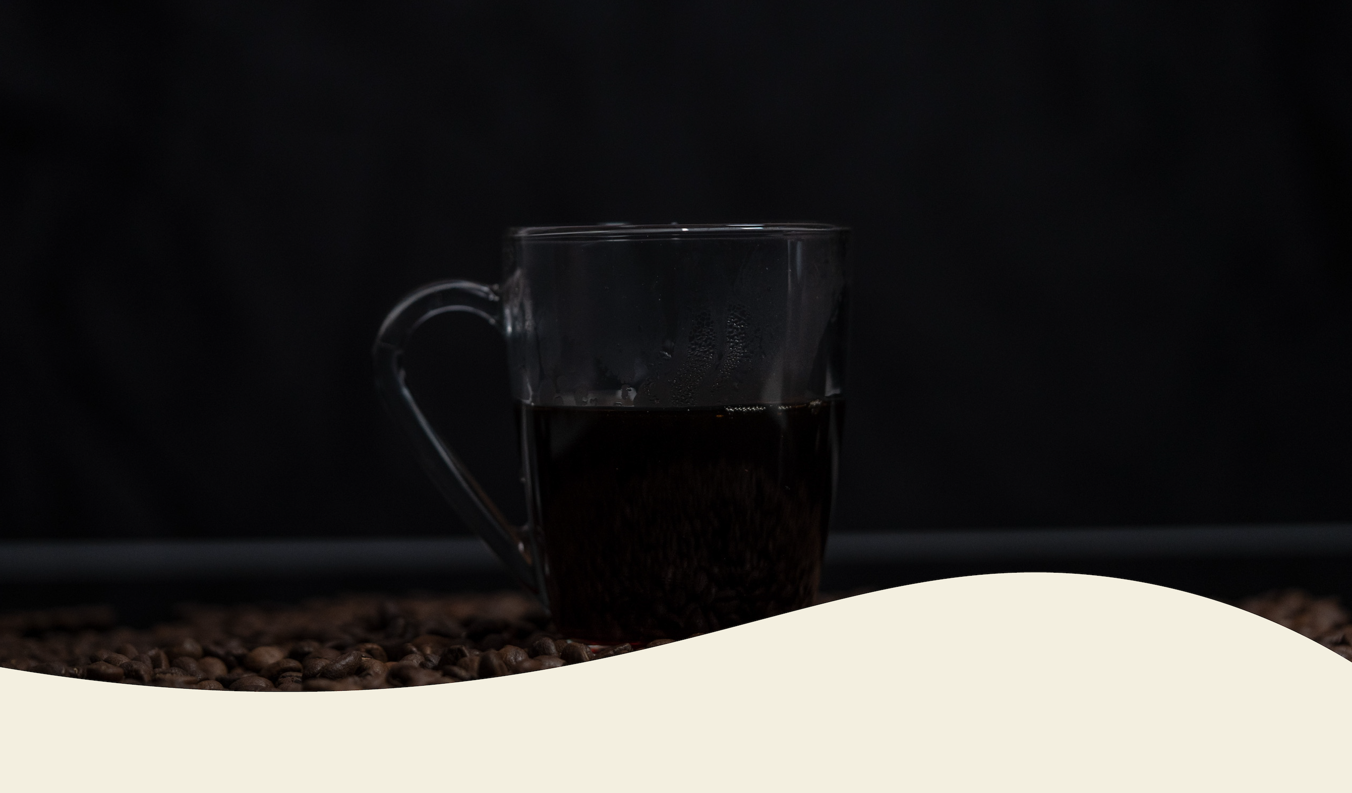 Freshly brewed Puro Tinto coffee